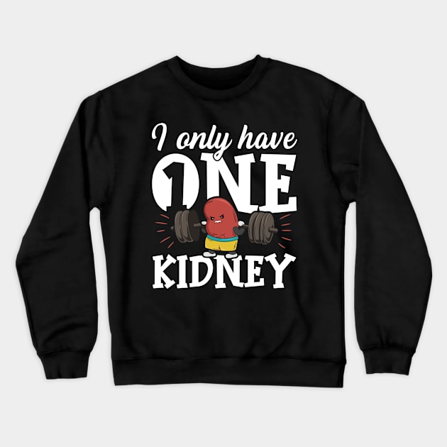 Organ Donation Design for a  Kidney Donor Crewneck Sweatshirt by ErdnussbutterToast